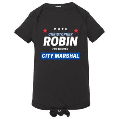 Robin - City Marshall  - Infant Fine Jersey Bodysuit Thumbnail