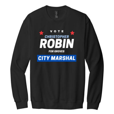 Robin - City Marshall  - Softstyle ® Crewneck Sweatshirt Thumbnail