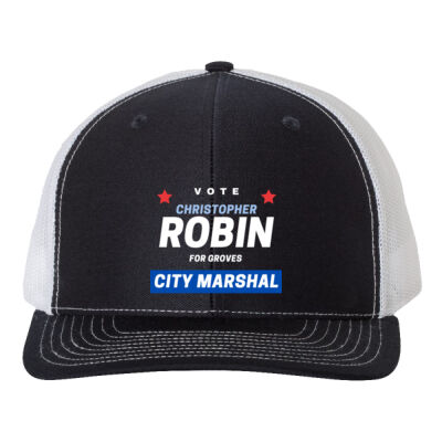 Robin - City Marshall  - Adjustable Snapback Trucker Cap Thumbnail