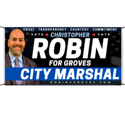 Robin - City Marshal - Banner 8x4 Thumbnail