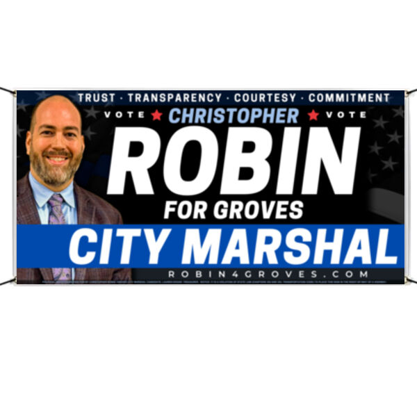 Robin - City Marshal - Banner 8x4 Thumbnail