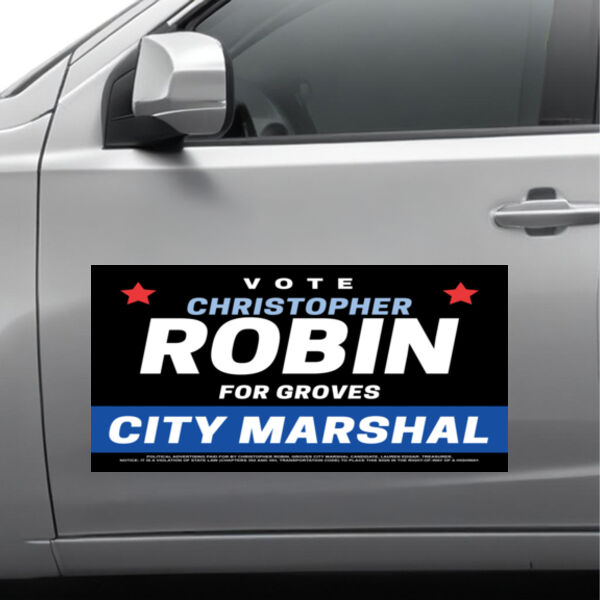 Magnetic Sign - 24x12 Thumbnail