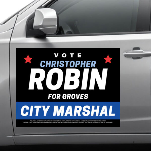 Magnetic Sign - 24x18 Thumbnail